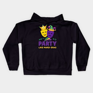 Mardi Gras Party Kids Hoodie